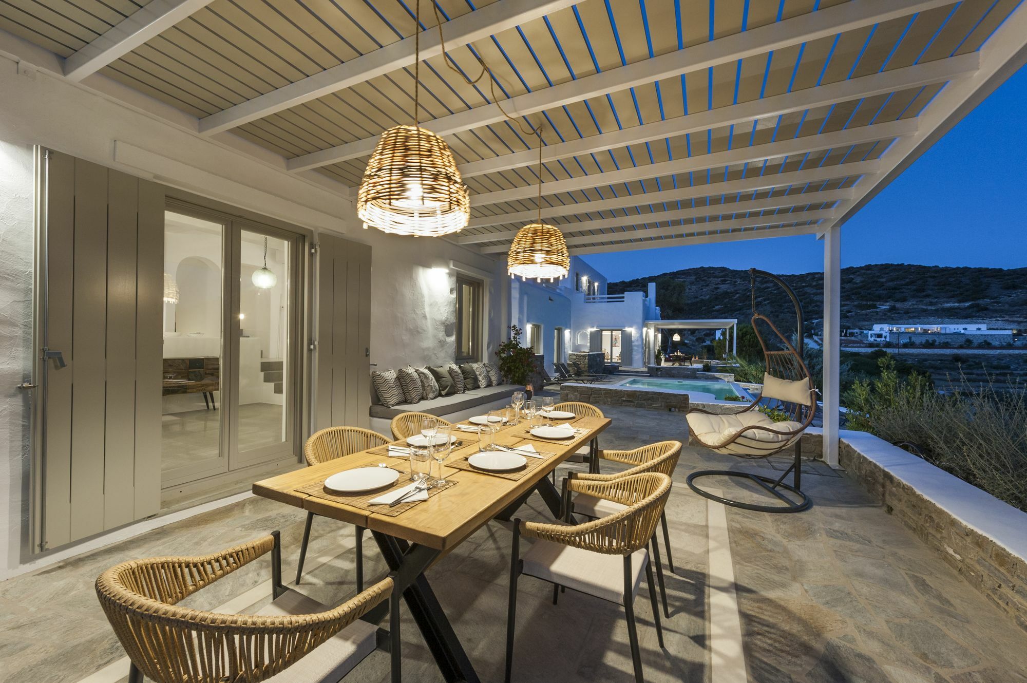 Niriides Luxury Villas Alikí Exterior foto