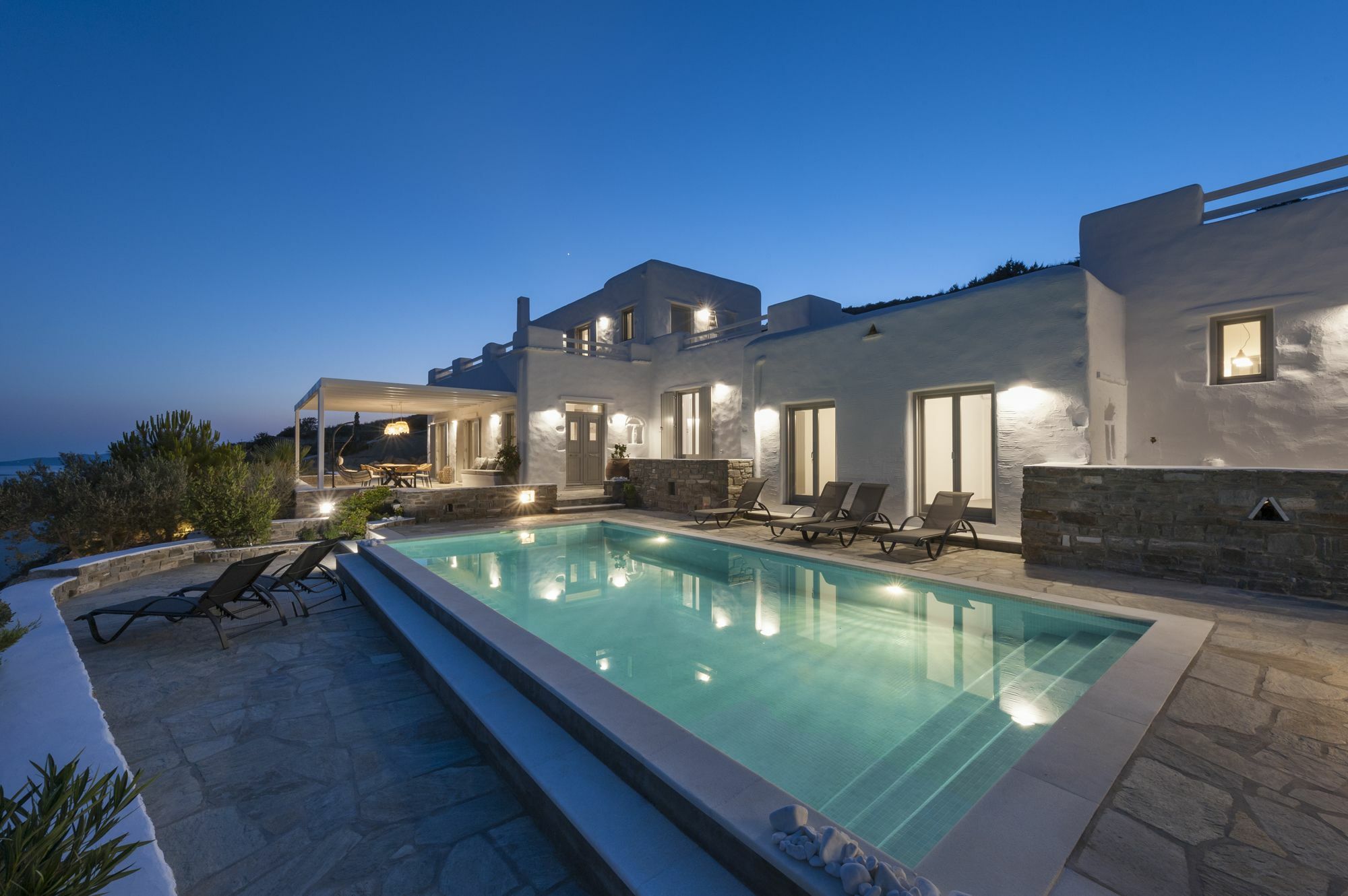 Niriides Luxury Villas Alikí Exterior foto