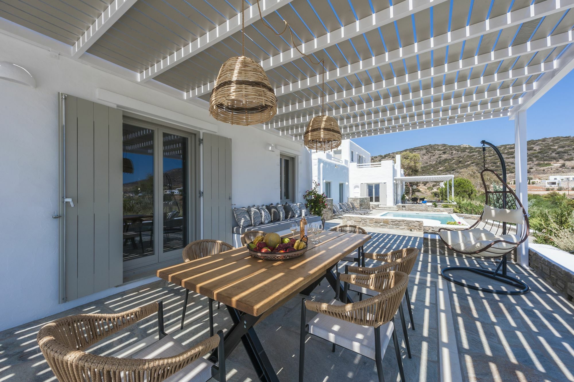 Niriides Luxury Villas Alikí Exterior foto